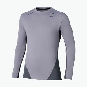 Férfi hosszú ujjú futópóló Mizuno Tech Thermal Charge quiksilver (Tech Thermal Charge J2GAC50206) kép