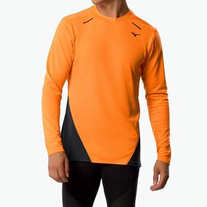 Férfi hosszú ujjú futópóló Mizuno Tech Thermal Charge tangelo (Tech Thermal Charge J2GAC50251) kép