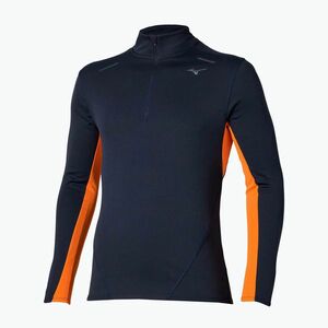 Férfi futó hosszú ujjú felső Mizuno Tech Thermal Charge Half Zip baritone blue (Tech Thermal Charge Half Zip J2GAC51211) kép
