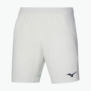 Férfi tenisz rövidnadrág Mizuno 8 in Flex Short white/neo mint (8 in Flex Short 62GBB003W70) kép