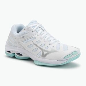 Női röplabdacipő Mizuno Wave Voltage 2 white/blue tint (Wave Voltage 2 V1GC246045) kép