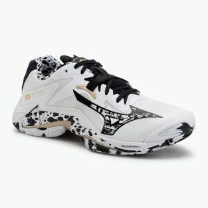 Röplabdacipő Mizuno Wave Lightning Z8 white/black/gold (Wave Lightning Z8 V1GA240041) kép