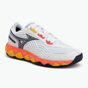 Teniszcipő Mizuno Wave Enforce Tour 6 AC white/fiery coral 2/citrus (Wave Enforce Tour 6 AC 61GA250060) kép