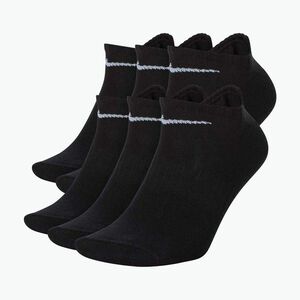 Zoknik Nike Everyday Lightweight No Show 6 pár black/white (Everyday Lightweight No Show SX7679) kép