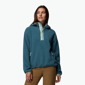 Női polár pulóver Columbia Helvetia II Hoodie everblue (Helvetia II Hoodie 2092191429) kép