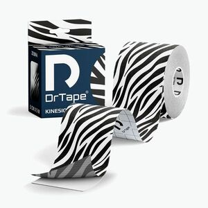 Kineziológiai tapasz DrTape Kinesiology Tape zebra (Kinesiology Tape DR09) kép