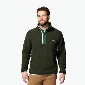 Férfi polár pulóver Columbia Helvetia II Half Snap Fleece greenspace (Helvetia II Half Snap Fleece 2090891367) kép