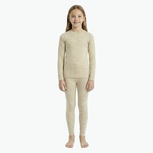 Gyerek termikus fehérnemű szett WOOLCANO Merino SET0683 beige (Merino SET0683 WLC-B5AP020-OAT) kép
