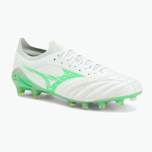 Férfi futballcipő Mizuno Morelia Neo IV Β Elite MD white/neon green/cool gray 3c (Morelia Neo IV Β Elite MD P1GA254237) kép