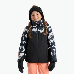 Gyerek snowboarddzseki ROXY Galaxy true black/big flower (Galaxy ERGTJ03200-KVJ2) kép