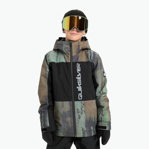 Gyerek snowboard kabát Quiksilver Side Hit Block bloomfade dark ivy (Side Hit Block EQBTJ03218-GND1) kép