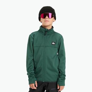 Gyerek snowboard pulóver Quiksilver Steep Point Full Zip trekking green (Steep Point Full Zip EQBPF03021) kép
