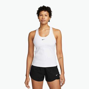 Női sportmelltartó Nike Swoosh Medium Support Bra white/stone mauve/black (Swoosh Medium Support Bra DV9897) kép