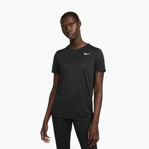 Női edzőpóló Nike Dri-Fit black/white (Dri-Fit DX0687-010) kép