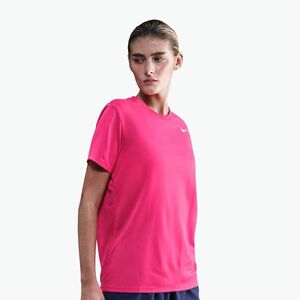 Női edzőpóló Nike Dri-Fit rush pink/white (Dri-Fit DX0687-666) kép