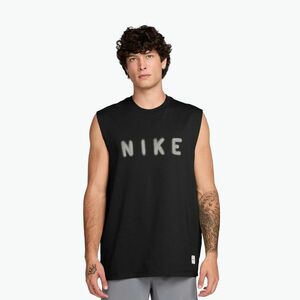 Férfi póló Nike Athletic Club Dri-Fit black/black (Athletic Club Dri-Fit Tank IF2797) kép