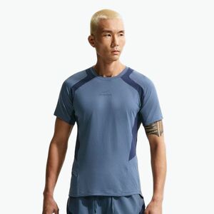 Férfi edzőpóló Nike Pro Training Dri-Fit diffused blue/diffused blue (Pro Training Dri-Fit IF2214) kép