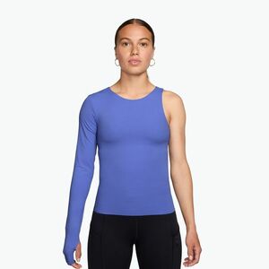 Női edzőpóló Nike Zenvy Dri-Fit One Sleeve Top sapphire/white/white (Zenvy Dri-Fit One Sleeve Top IB8973) kép