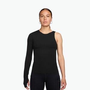 Női edzőpóló Nike Zenvy Dri-Fit One Sleeve Top black/white/cool grey (Zenvy Dri-Fit One Sleeve Top IB8973) kép