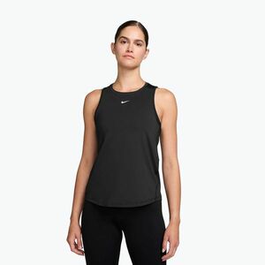 Női edzőpóló Nike One Classic Dri-Fit black/white (One Classic Dri-Fit FN2808) kép