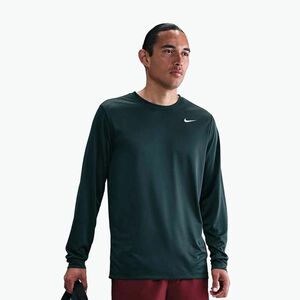 Férfi hosszú ujjú edzőpóló Nike Dri-FIT Legend seaweed/matte silver (Dri-FIT Legend DX0993-390) kép