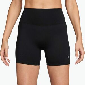 Női rövidnadrág Nike One High-Waisted Biker 5" black/white (One High-Waisted 5" Biker IO0809) kép