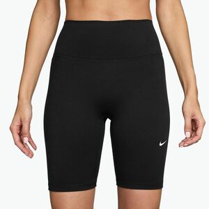 Női rövidnadrág Nike One High-Waisted Biker 8" black/white (One High-Waisted 8" Biker IO0581) kép