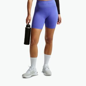 Női rövidnadrág Nike Pro Seamless High-Waisted Biker 5" sapphire (Pro Seamless High-Waisted Biker 5" IF1210) kép