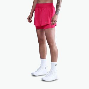 Női rövidnadrág Nike One Dri-Fit High-Waisted 3" 2In1 rush pink (One Dri-Fit High-Waisted 3" 2In1 DX6016-666) kép