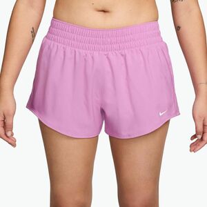 Női rövidnadrág Nike One Dri-Fit 3" light magenta/white (One Dri-Fit 3" DX6010-503) kép
