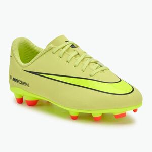 Gyerek focicipő Nike Mercurial Vapor 16 Club FG/MG limelight/hyper crimson/volt (Mercurial Vapor 16 Club FG/MG FQ8286-300) kép