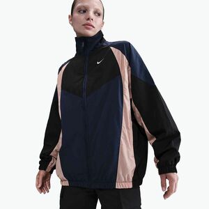 Női dzseki Nike Sportswear Oversized midnight navy/black/particle pink/sail (Oversized HV4029) kép
