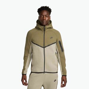 Férfi pulóver Nike Tech Windrunner Full Zip medium olive/light army/black (Tech Windrunner Full Zip HV0949) kép