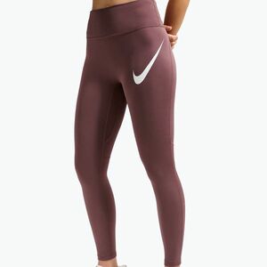 Női futóleggings Nike Tempo Swoosh Run High-Waisted 7/8 tattoo/white (Tempo Swoosh Run High-Waisted 7/8 HV2304-502) kép