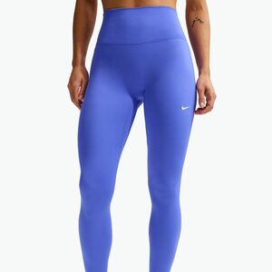 Női leggings Nike One Seamless Front High-Waisted sapphire/white (One Seamless Front High-Waisted HJ9195-570) kép