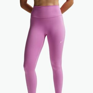 Női leggings Nike One Seamless Front High-Waisted light magenta/white (One Seamless Front High-Waisted HJ9195-503) kép