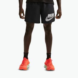 Férfi rövidnadrág Nike Challenger Dri-Fit Brief-Lined 7" black/white (Challenger Dri-Fit Brief-Lined 7" IF9487) kép