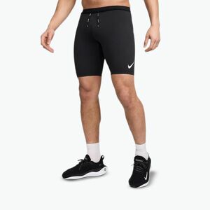 Férfi futó rövidnadrág Nike AeroSwift Dri-Fit ADV 1/2 Tights black/summit white (AeroSwift Dri-Fit ADV 1/2 Tights FN3369) kép