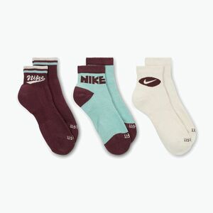 Férfi zokni Nike Everyday Plus Ankle 3 pár multi-color/904 (Everyday Plus Ankle HJ9340-904) kép
