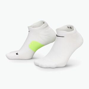Zoknik Nike Running Midweight No-Show white/volt/black (Running Midweight No-Show HV6937-100) kép