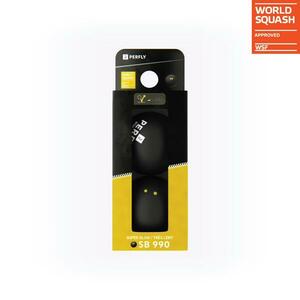 Perfly Squashlabda dupla sárga ponttal, 2db kép