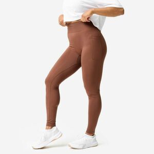 Domyos Női fitnesz leggings, push-up hatású, varrás nélküli kép
