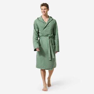 Decathlon Férfi köntös, mikroszálas, kapucnival, kompakt kép