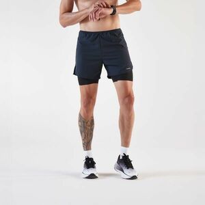 Kiprun Férfi futó rövidnadrág, 2 az 1-ben - Run 500 Confort kép