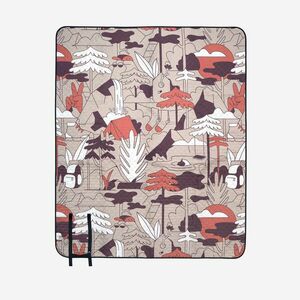 Quechua Pléd kempingezéshez, piknikezéshez, L-es, 170 x 140 cm kép