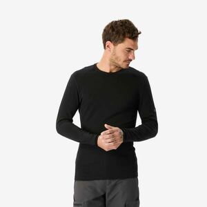 Simond Férfi hosszú ujjú túrapóló, 100% merinógyapjú - MT500 kép