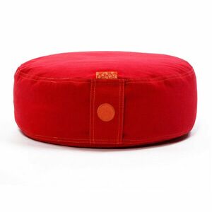 Meditációs párna huzat (kerek) Piros - Bindu kép