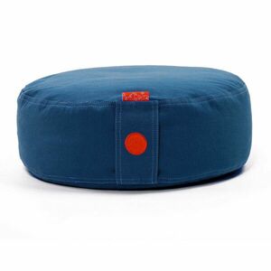 Meditációs párna huzat (kerek) Petrol - Bindu kép