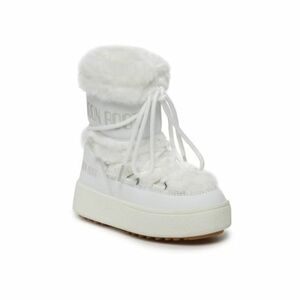 Lányok magas téli csizma MOON BOOT JTRACK FAUX FUR, 002 white kép