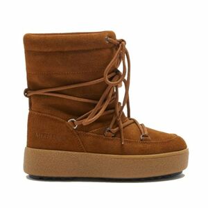 Lányok téli bokacsizma MOON BOOT JTRACK SUEDE, 001 cognac kép